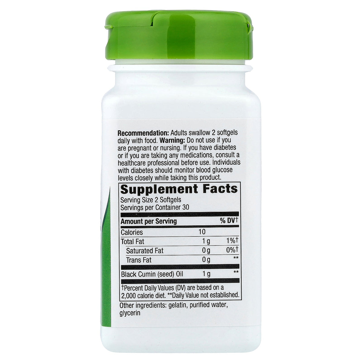Nature's Way, Black Seed Oil, 60 Softgels (0.5 g per Softgel)