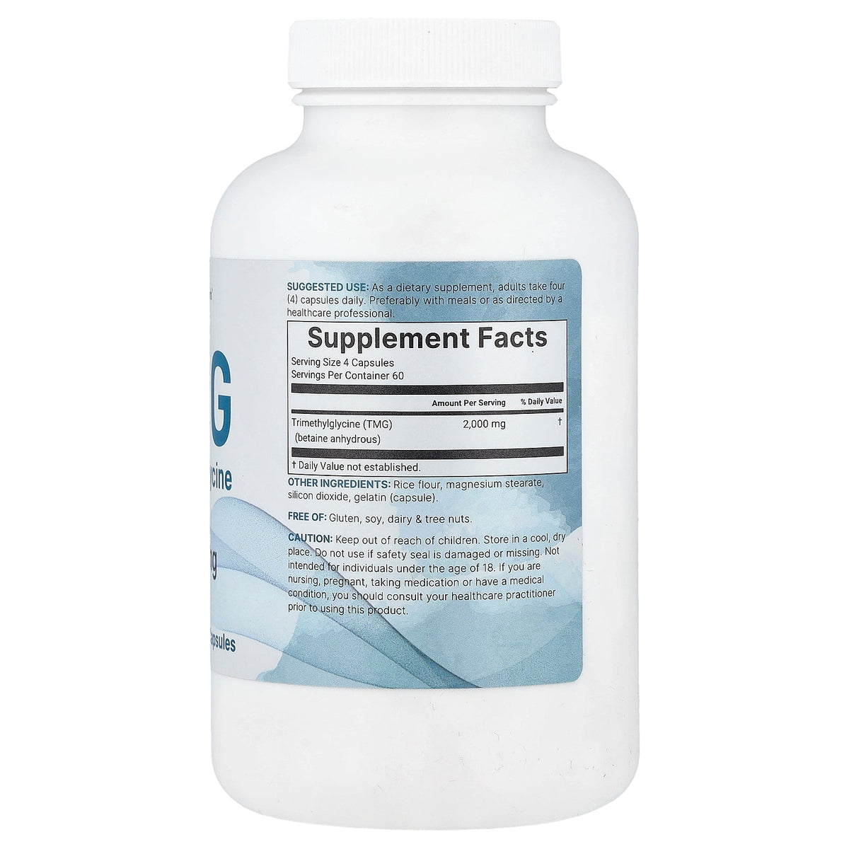 Micro Ingredients, TMG, 240 Capsules (500 mg per Capsule)