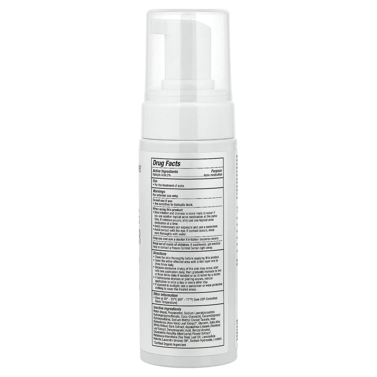 Mild By Nature, Acne Foaming Cleanser, 5.5 fl oz (162 ml)