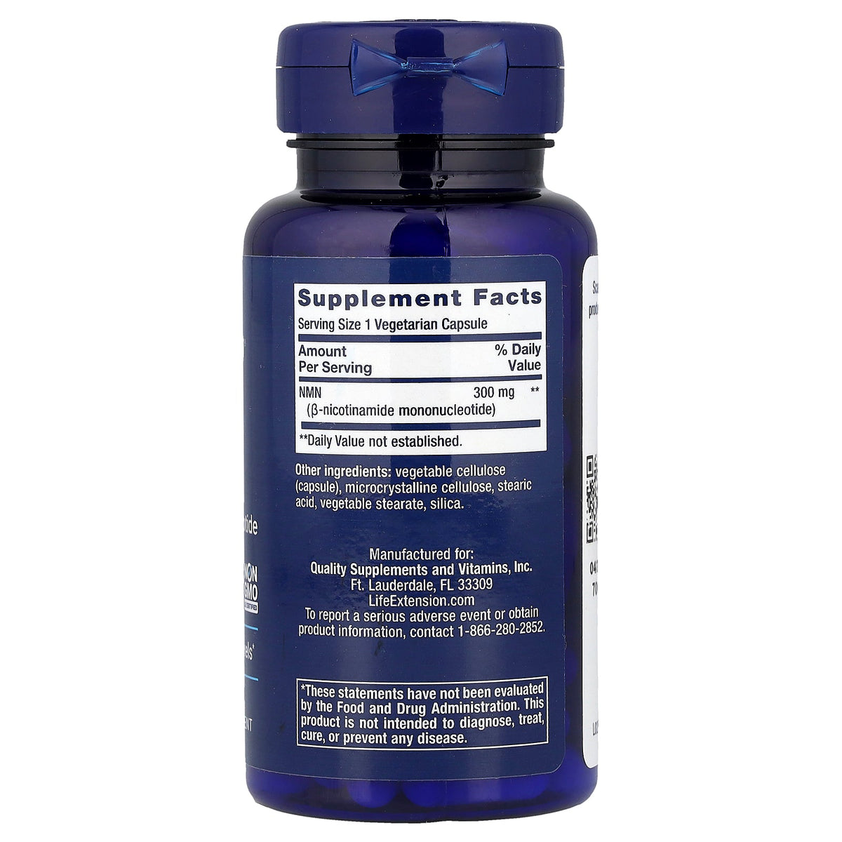 Life Extension, NMN, NAD+ Cell Support, 90 Vegetarian Capsules (300 mg per Capsule)