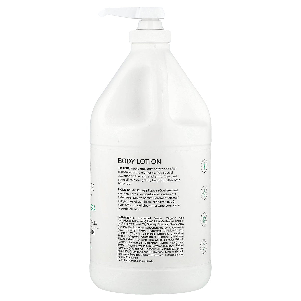 Mill Creek Botanicals, Aloe Vera and Paba Body Lotion, 1/2 Gallon (64 fl oz)