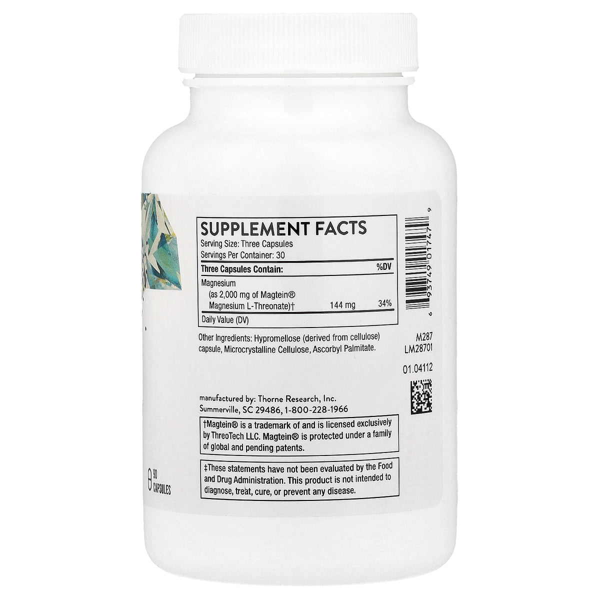 Thorne, Cognitive Vitality, 90 Capsules (48 mg per Capsule)