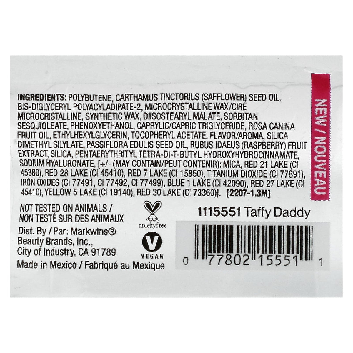 wet n wild, Rose, Comforting Lip Color, 1115551 Taffy Daddy, 0.08 oz (2.4 g)