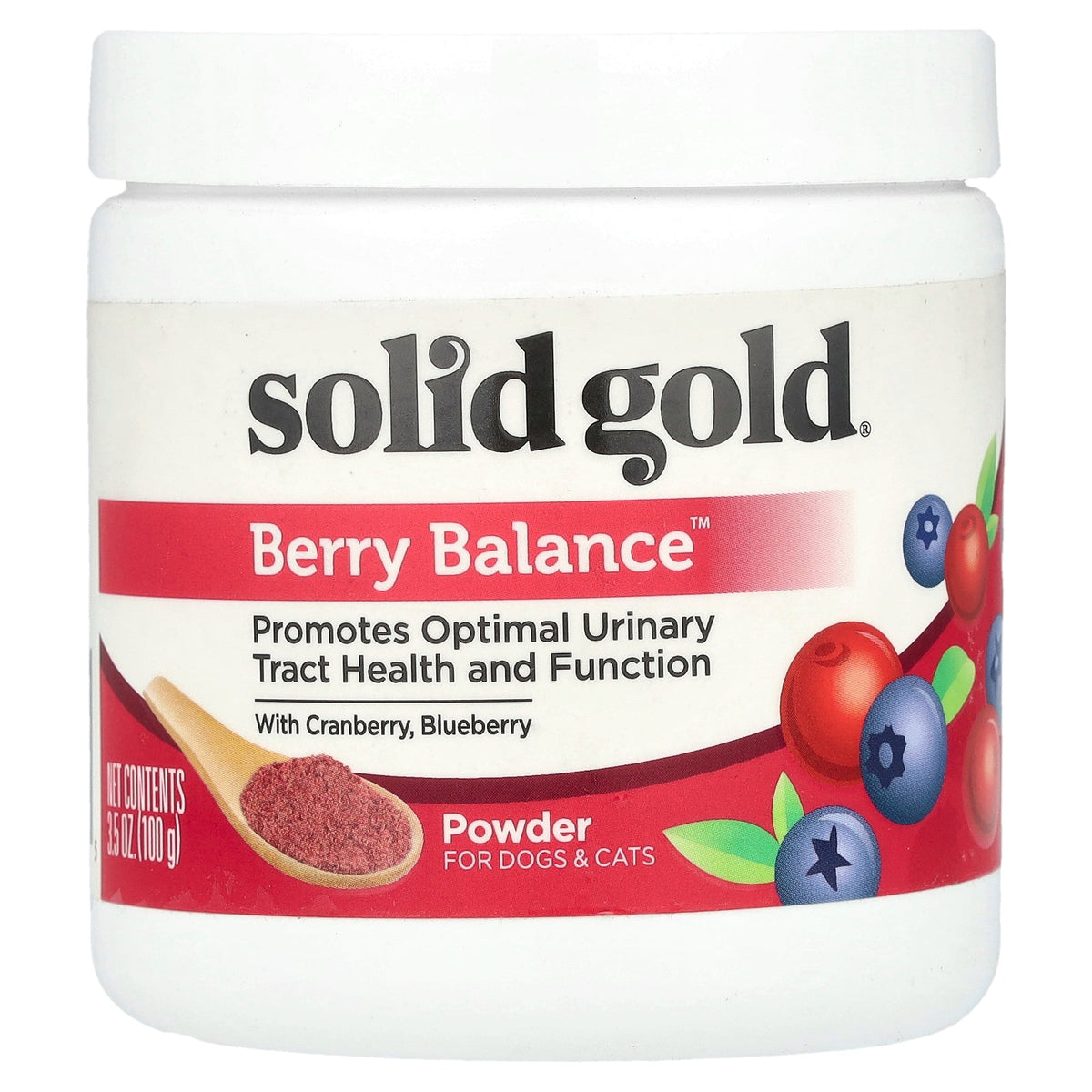 Solid Gold, Berry Balance™ Powder, For Dogs & Cats, 3.5 oz (100 g)