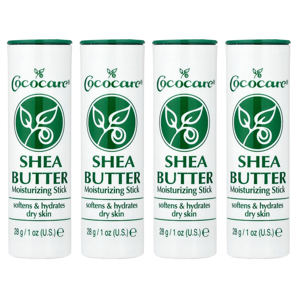Cococare, Shea Butter Moisturizing Stick, 4 Pack, 1 oz (28 g) Each