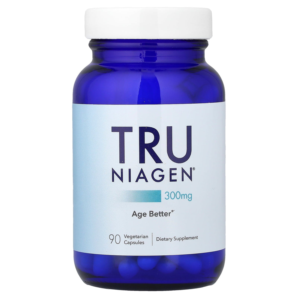 Tru Niagen, Nicotinamide Riboside Chloride, 300 mg, 90 Vegetarian Capsules