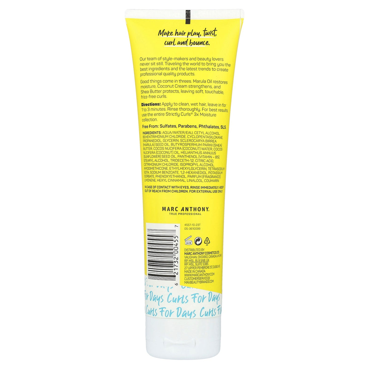 Marc Anthony, Strictly Curls®, Triple Blend Conditioner, 8.45 fl oz (250 ml)
