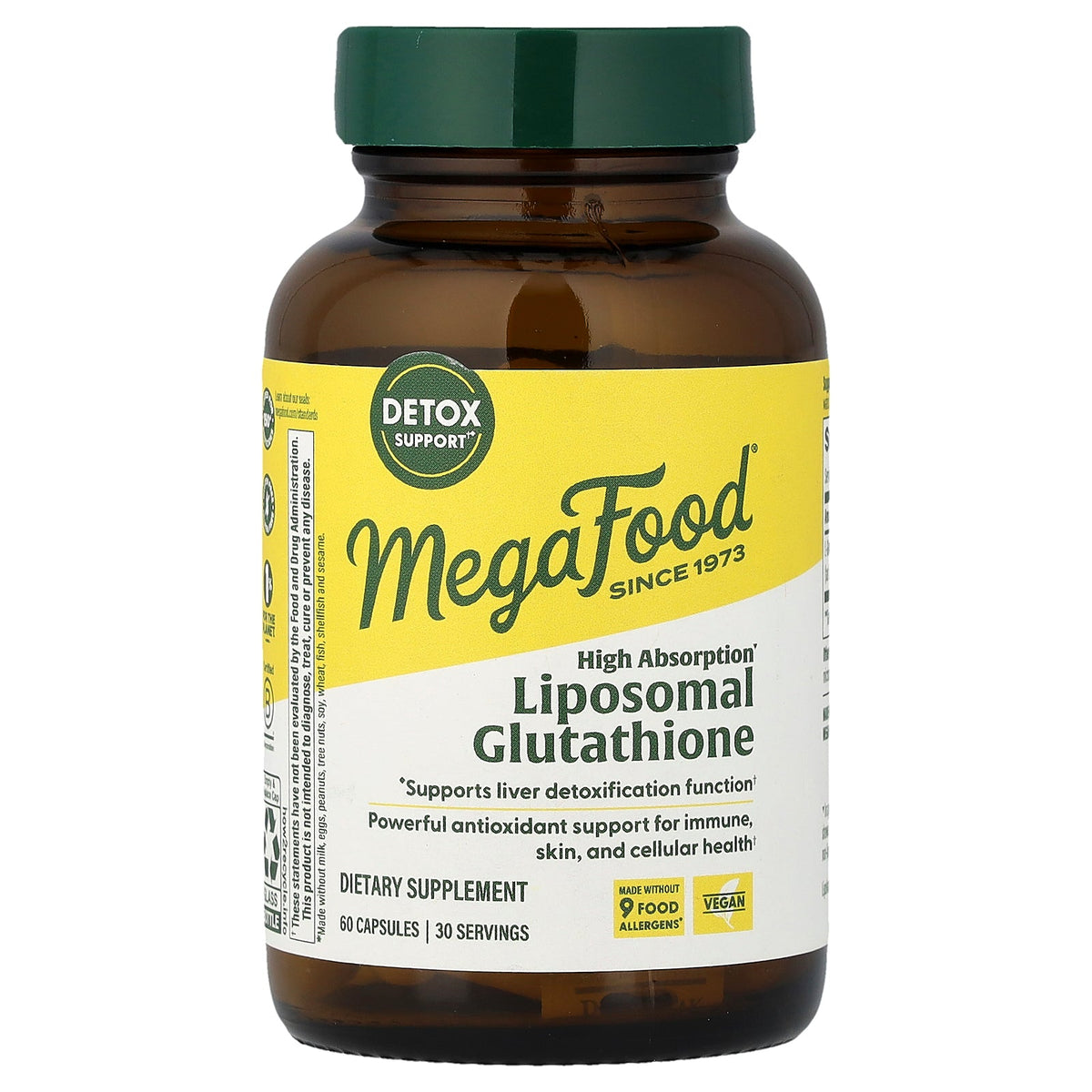 MegaFood, Liposomal Glutathione, 60 Capsules