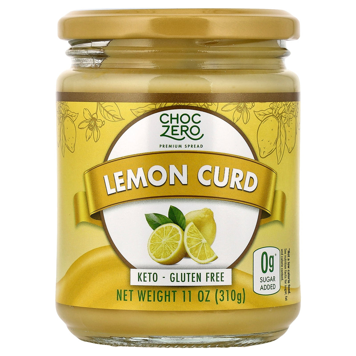 ChocZero, Premium Spread, Lemon Curd, 11 oz (310 g)