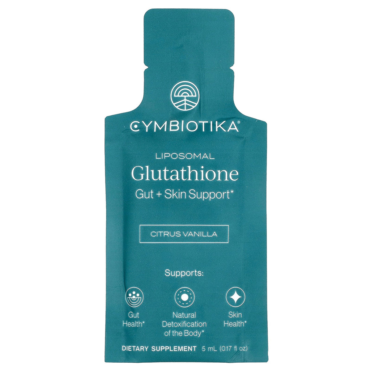 Cymbiotika, Liposomal Glutathione, Citrus Vanilla, 12 Liquid Packets, 0.17 fl oz (5 ml) Each