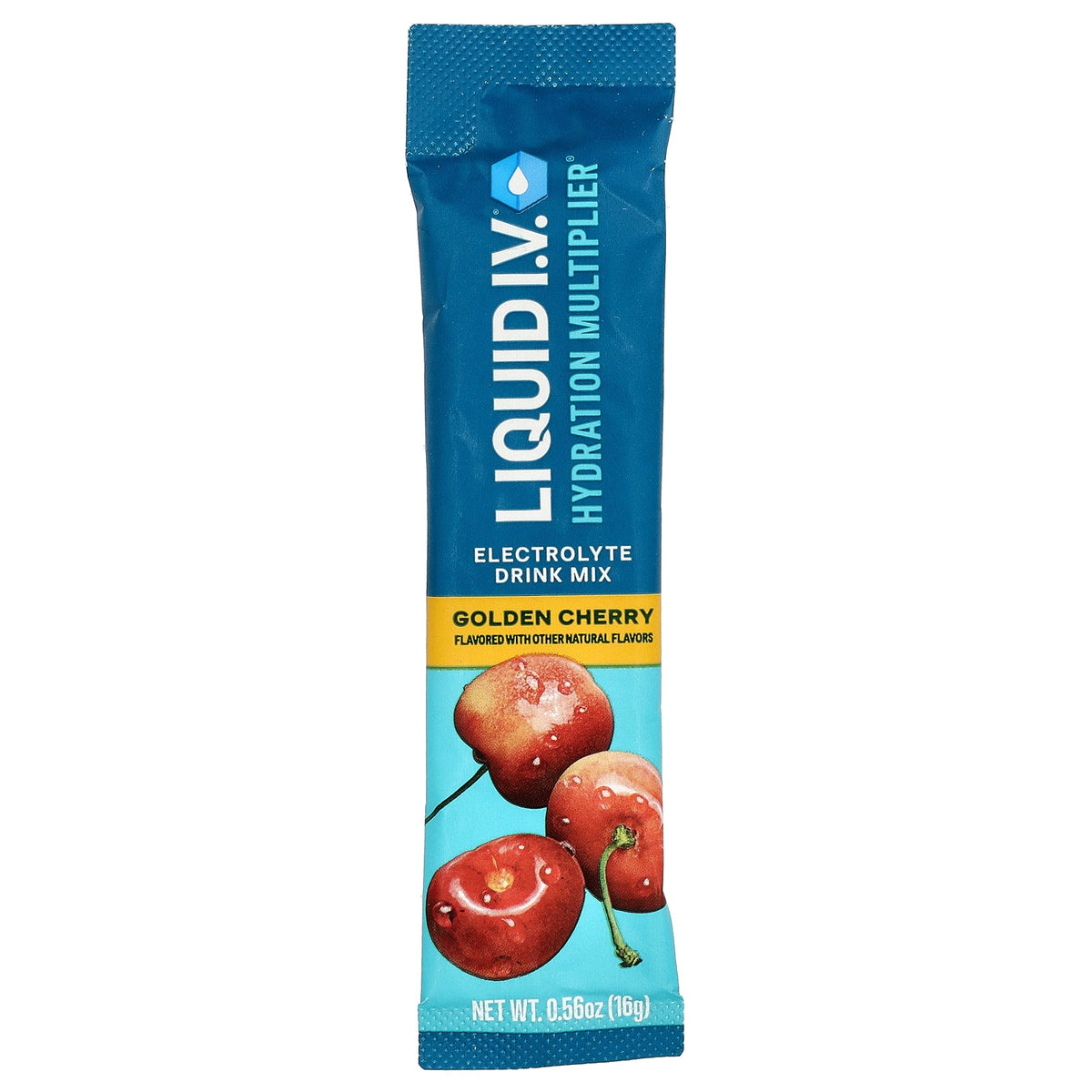 Liquid I.V., Hydration Multiplier®, Electrolyte Drink Mix, Golden Cherry, 15 Sicks, 0.56 oz (16 g) Each