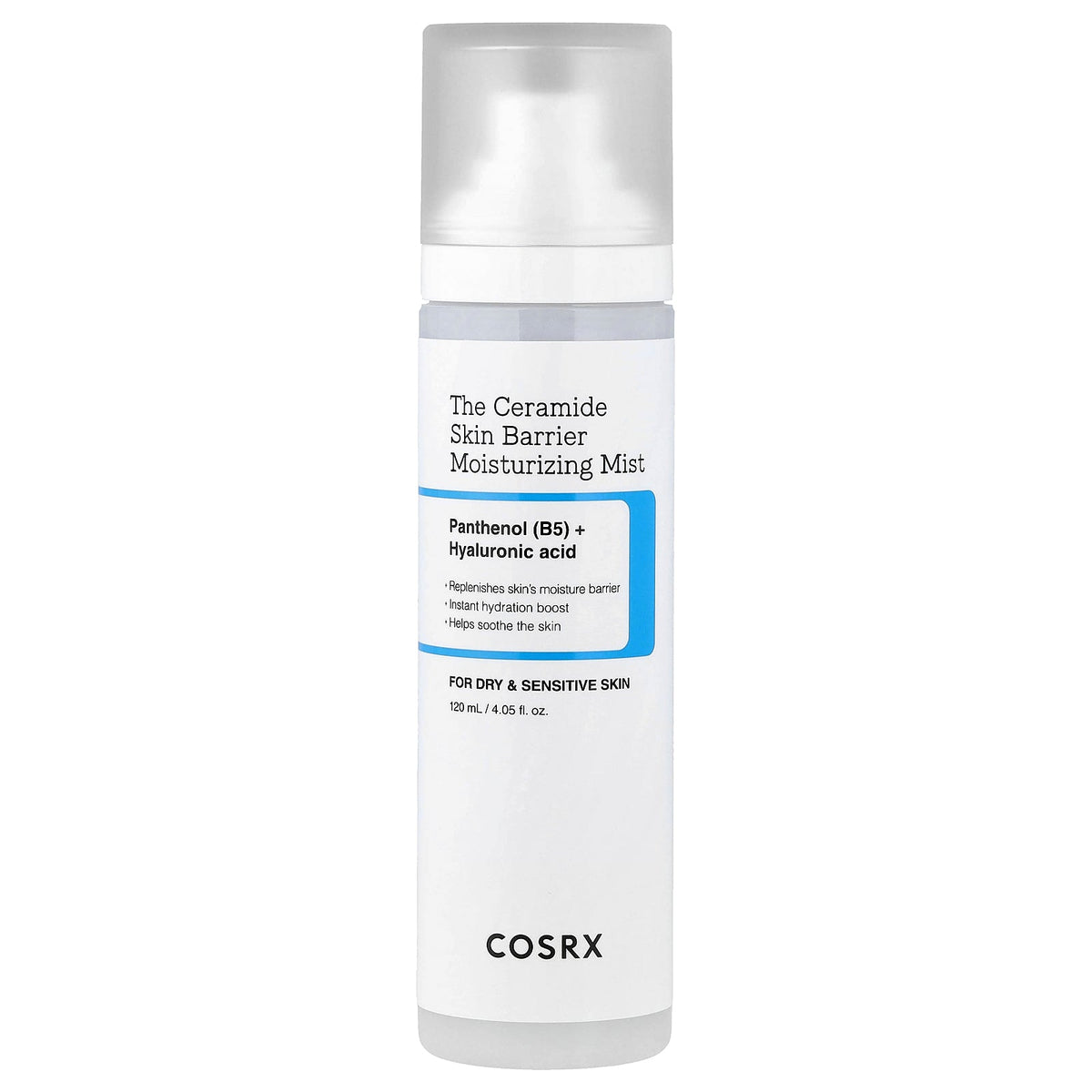 CosRx, The Ceramide Skin Barrier Moisturizing Mist, For Dry & Sensitive Skin, 4.05 fl oz (120 ml)