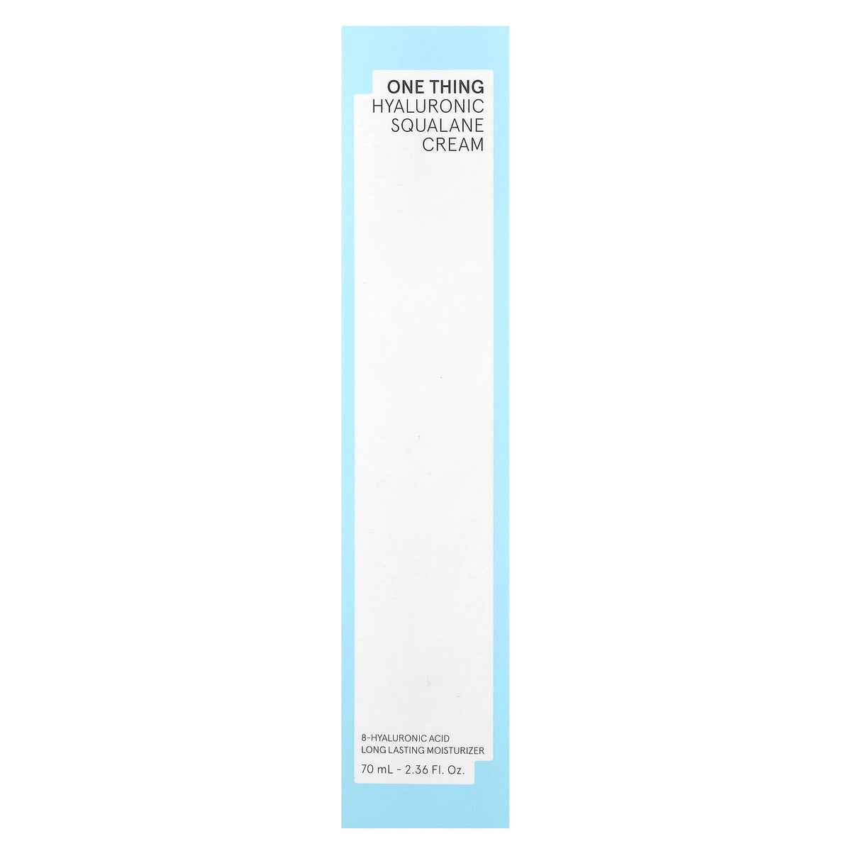 One Thing, Hyaluronic Squalane Cream, 2.36 fl oz (70 ml)