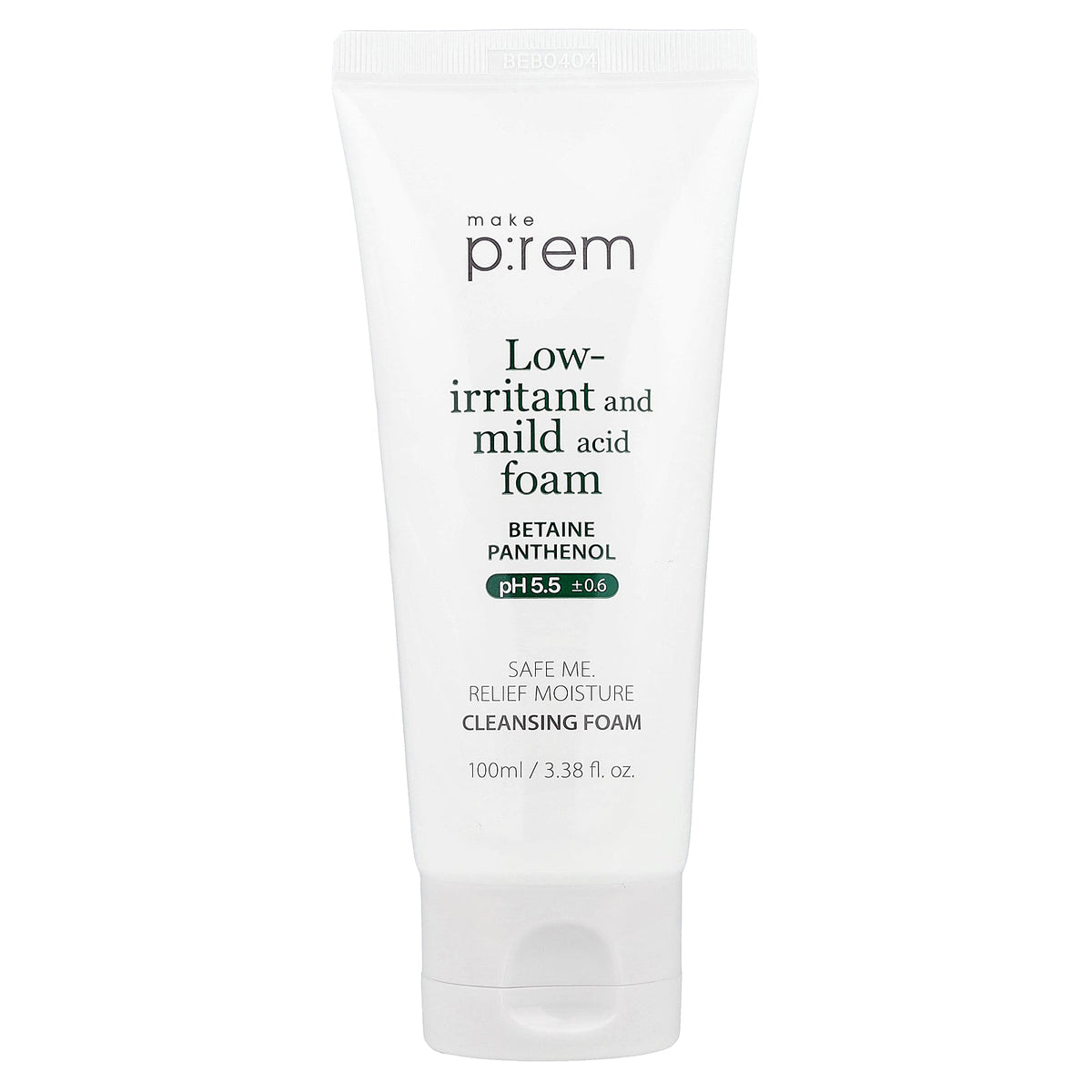 make p:rem, Safe Me. Relief Moisture Cleansing Foam, 3.38 fl oz (100 ml)