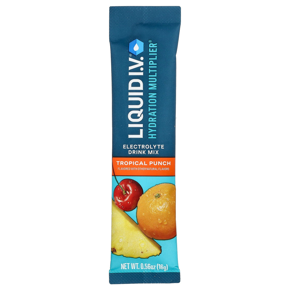 Liquid I.V., Hydration Multiplier®, Electrolyte Drink Mix, Tropical Punch, 15 Sicks, 0.56 oz (16 g) Each