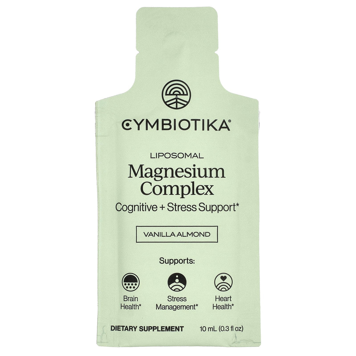Cymbiotika, Liposomal Magnesium Complex, Vanilla Almond, 12 Liquid Packets, 0.3 fl oz (10 ml) Each