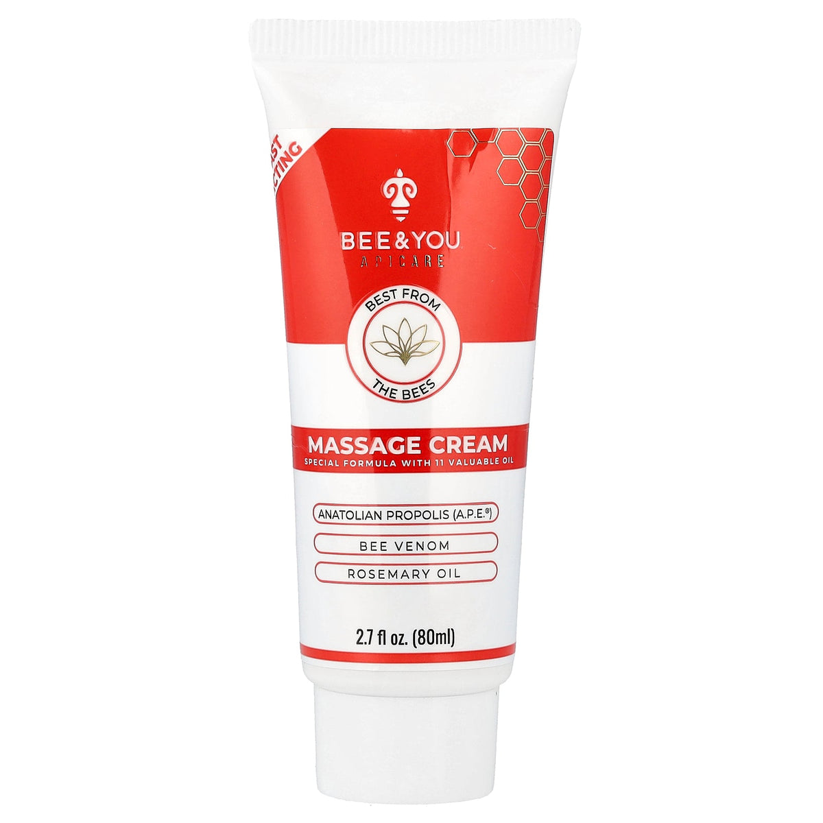 Bee & You, Massage Cream, 2.7 fl oz (80 ml)