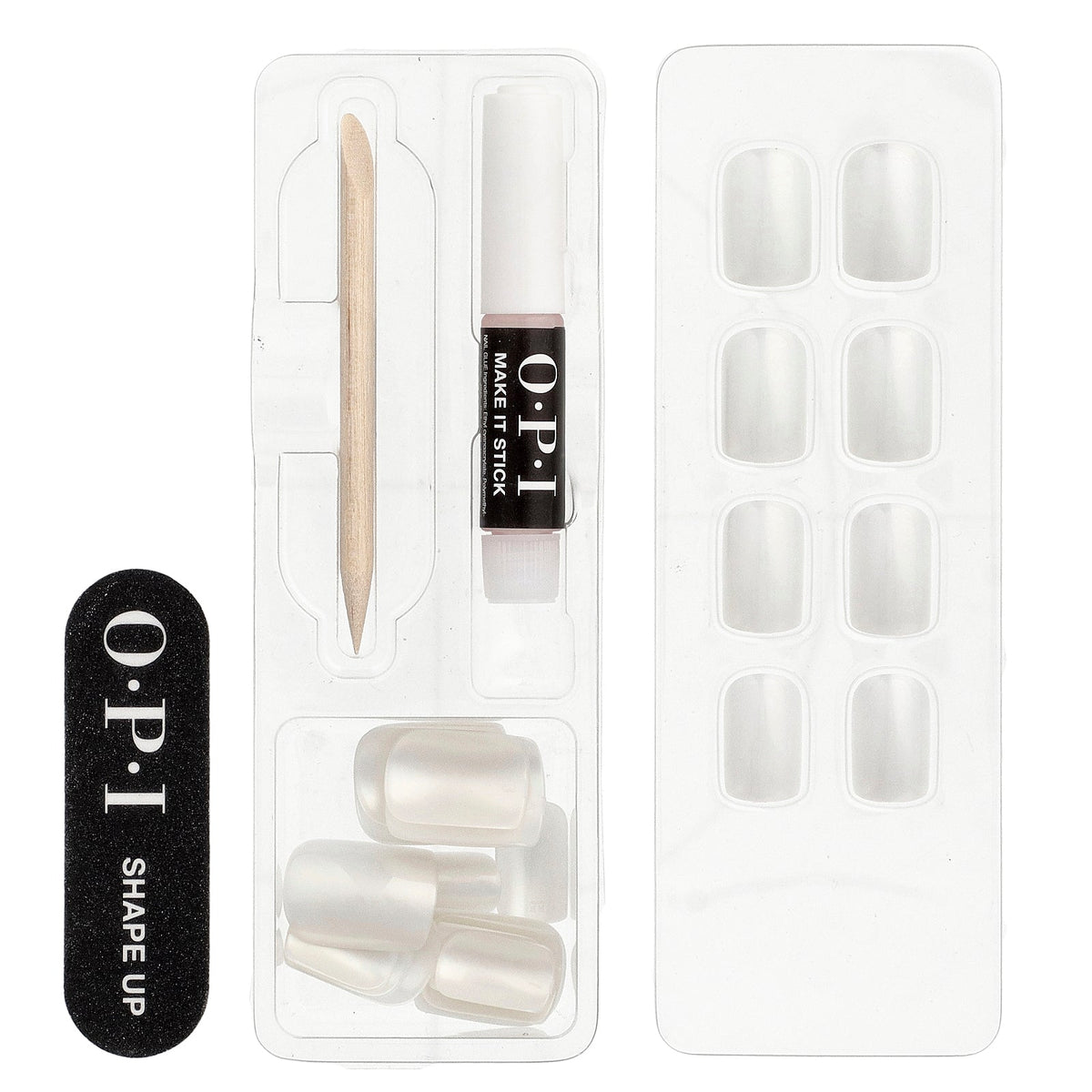 OPI, On Point, Instant Press-On Mani, Short Length, Kyoto Pearl, 27 Piece Kit