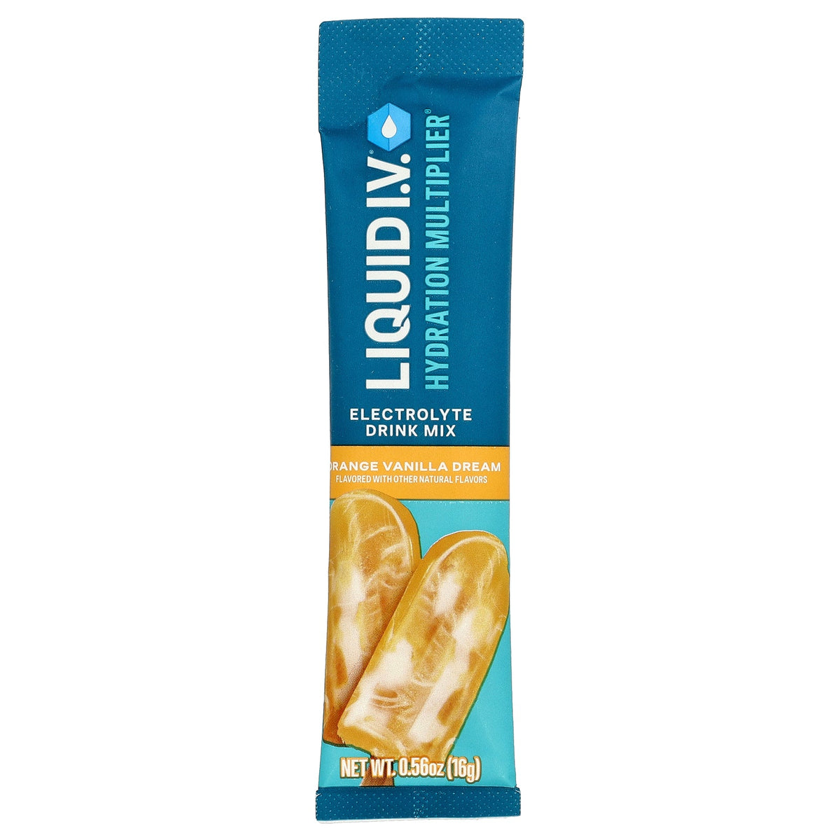 Liquid I.V., Hydration Multiplier®, Electrolyte Drink Mix, Orange Vanilla Dream, 15 Sticks, 0.56 oz (16 g) Each