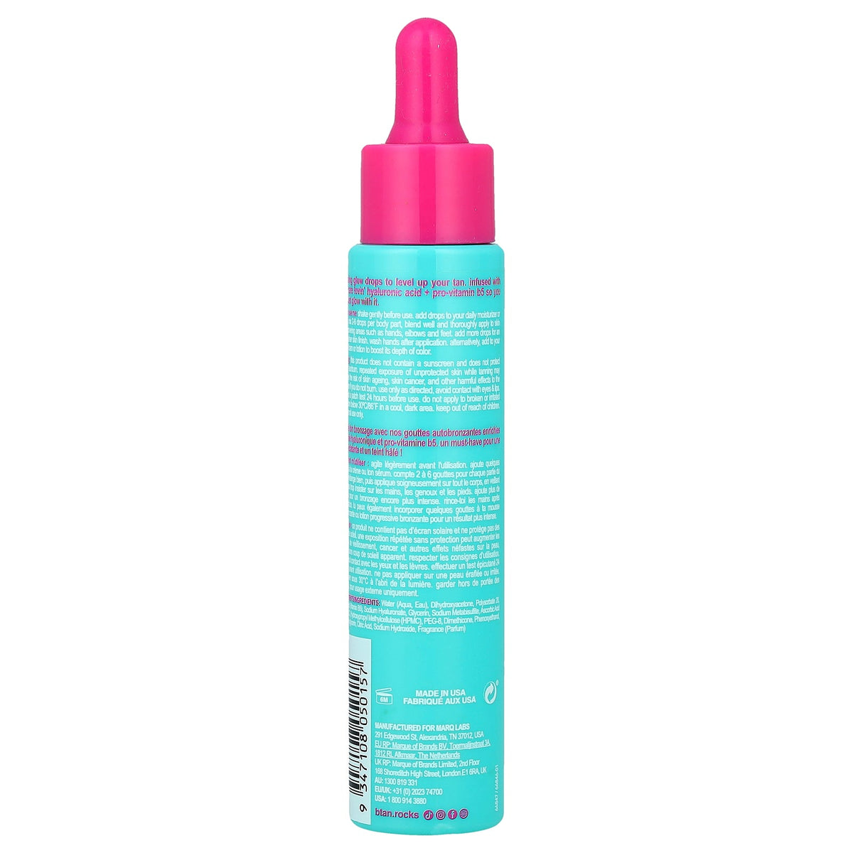 b.tan, Just Glow With It, Bronzing Glow Drops, Darkest , 1.35 fl oz (40 ml)