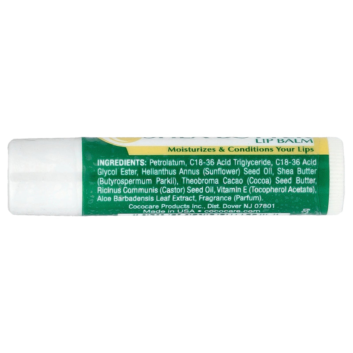 Cococare, Shea Butter Lip Balm, 4 Pack, 0.15 oz (4.2 g) Each
