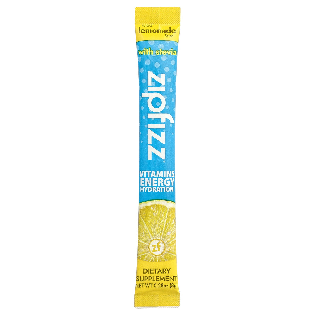 Zipfizz, Energy Drink Mix, Lemonade, 10 Packets, 0.28 oz (8 g) Each