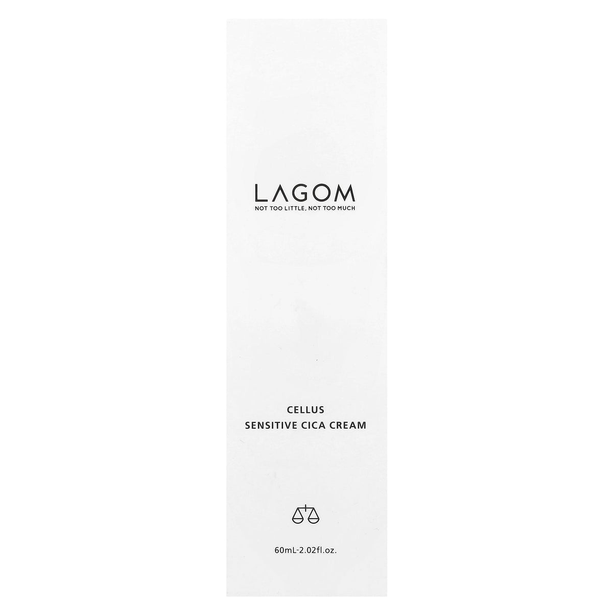 LAGOM, Cellus Sensitive CICA Cream, 2.02 fl oz (60 ml)