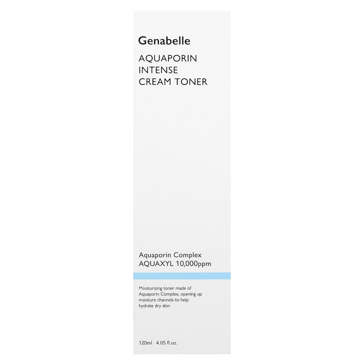 Genabelle, Aquaporin Intense Cream Toner, 4.05 fl oz (120 ml)