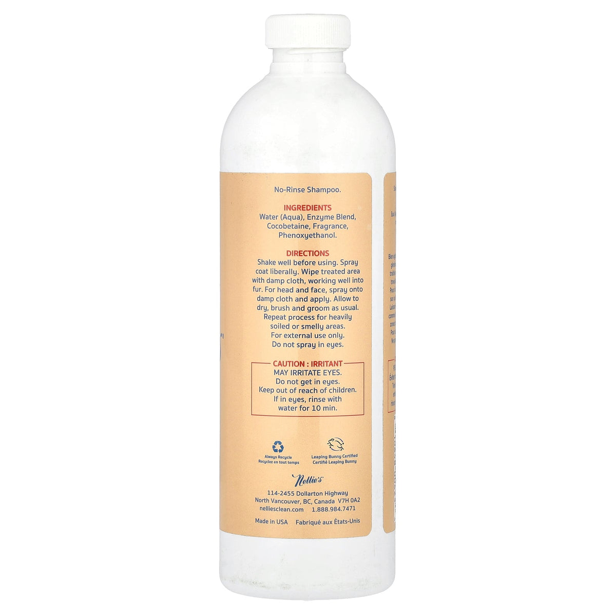 Nellie's, Fresh Dog, Oatmeal Mango, 16 fl oz (474 ml)