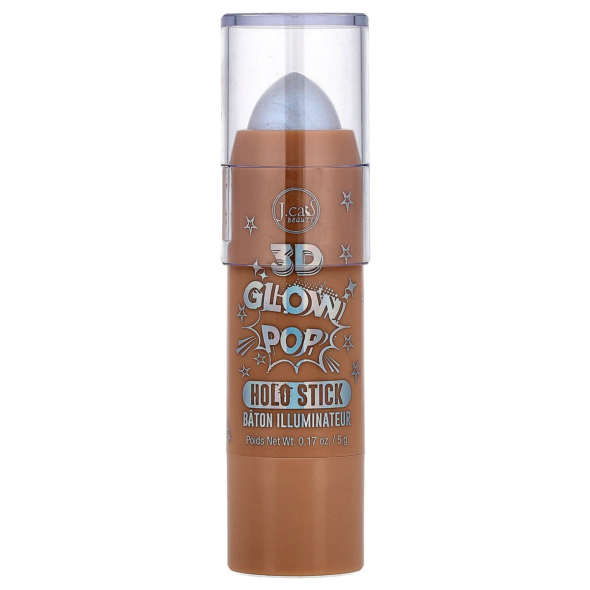 J.Cat Beauty, 3D Glow Pop Holo Stick, GPS104 Hypnotize Ray, 0.17 oz (5 g)