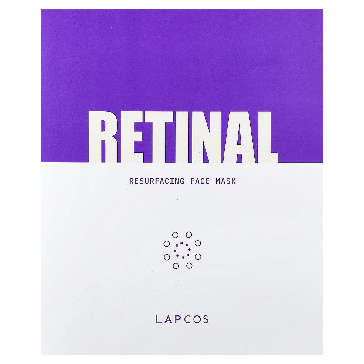 Lapcos, Retinal Resurfacing Face Beauty Mask, 5 Sheets, 1.05 oz (30 g) Each