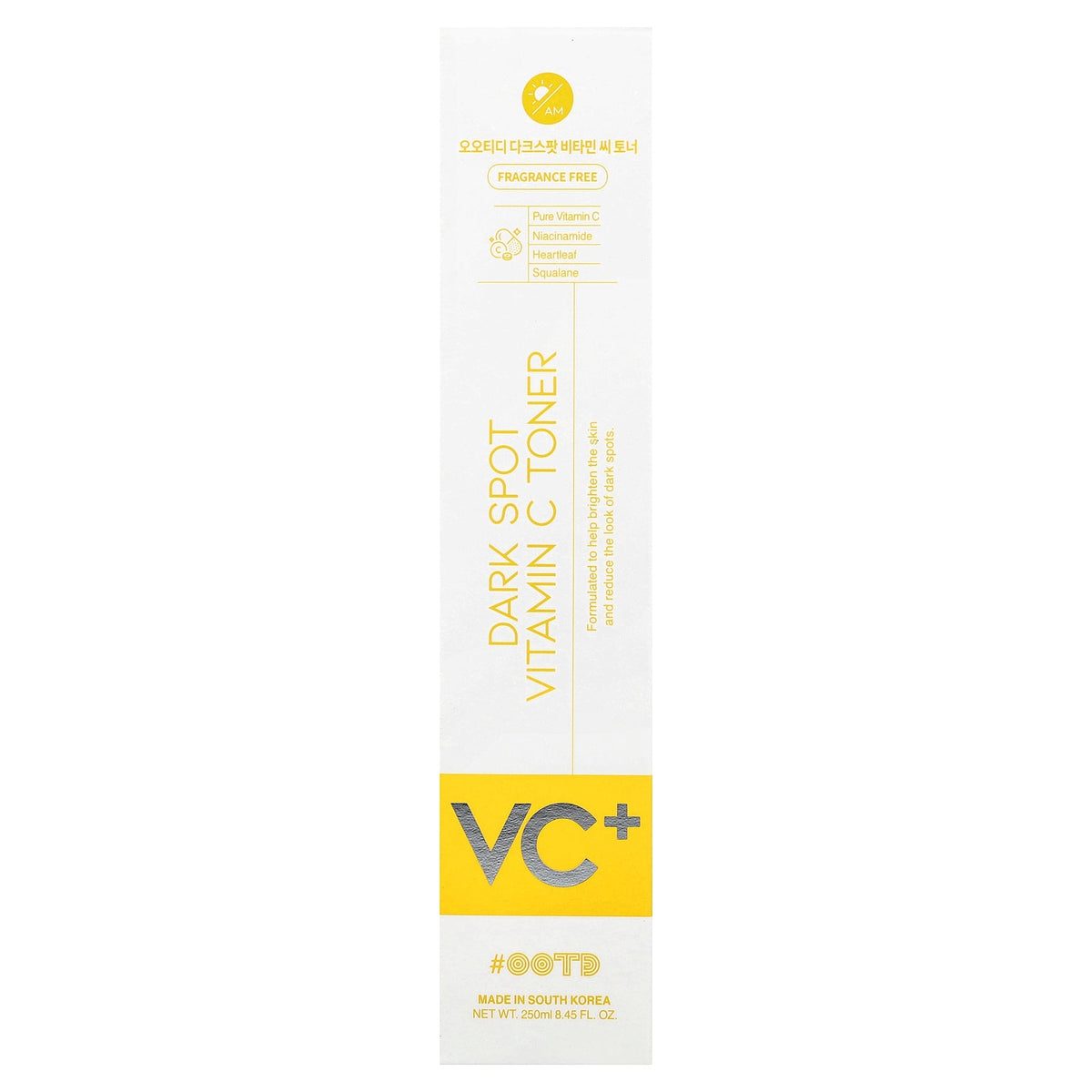 OOTD, Dark Spot Vitamin C Toner, Fragrance Free, 8.45 fl oz (250 ml)
