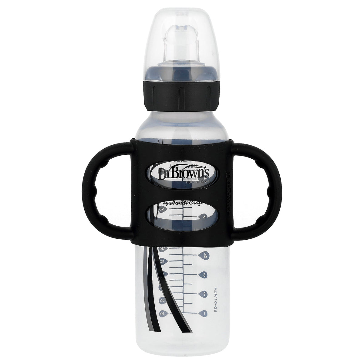 Dr. Brown's, Sippy Spout Bottle, 6 Months +, Black , 8 oz (250 ml)