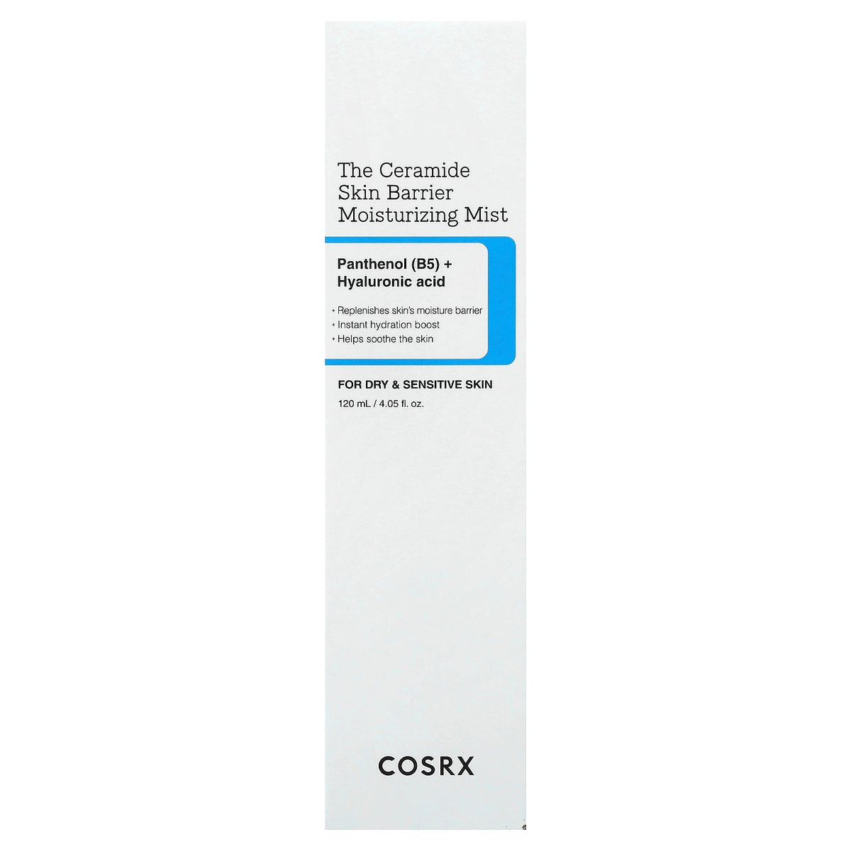 CosRx, The Ceramide Skin Barrier Moisturizing Mist, For Dry & Sensitive Skin, 4.05 fl oz (120 ml)