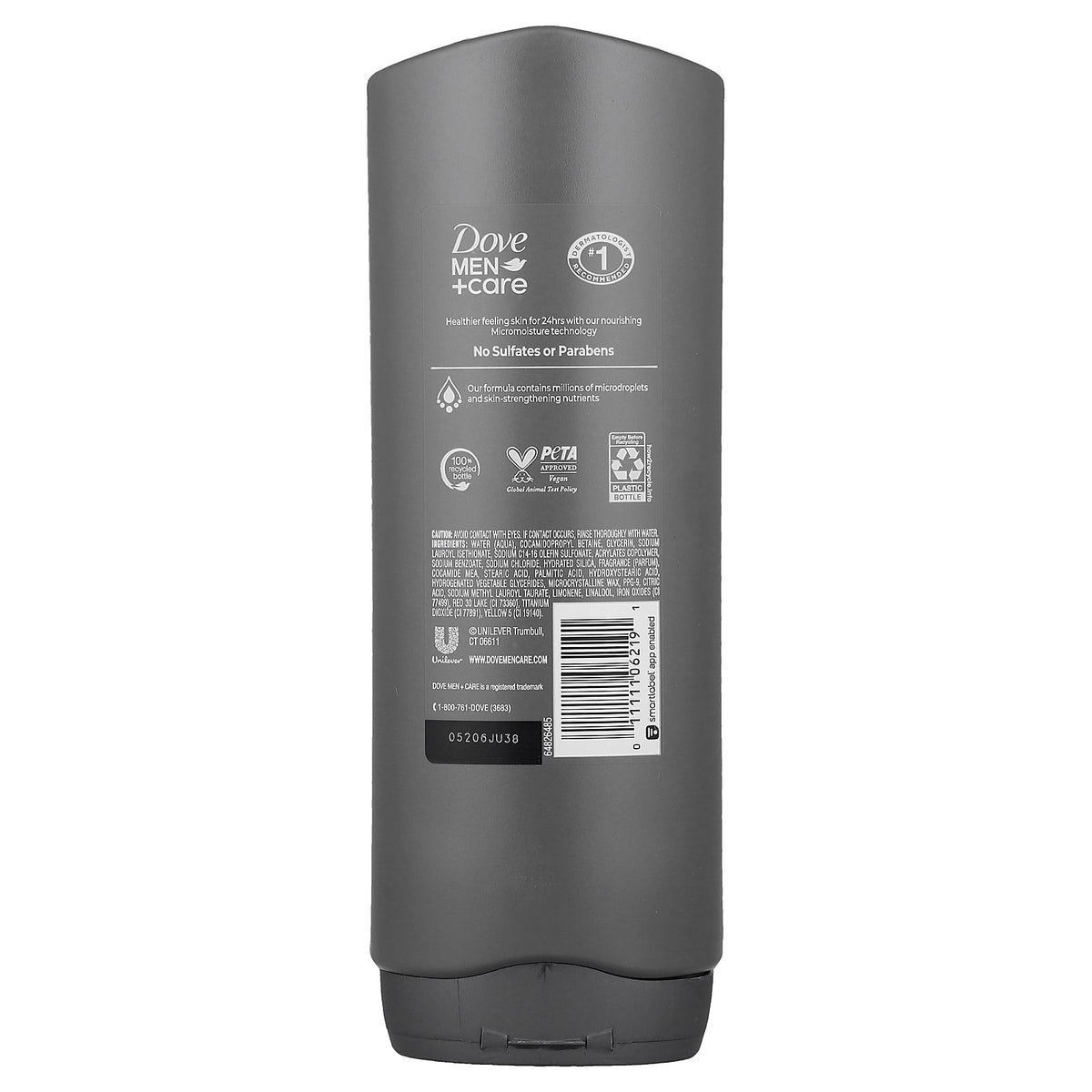Dove, Men + Care, Body + Face Wash, Deep Clean, 18 fl oz (532 ml)