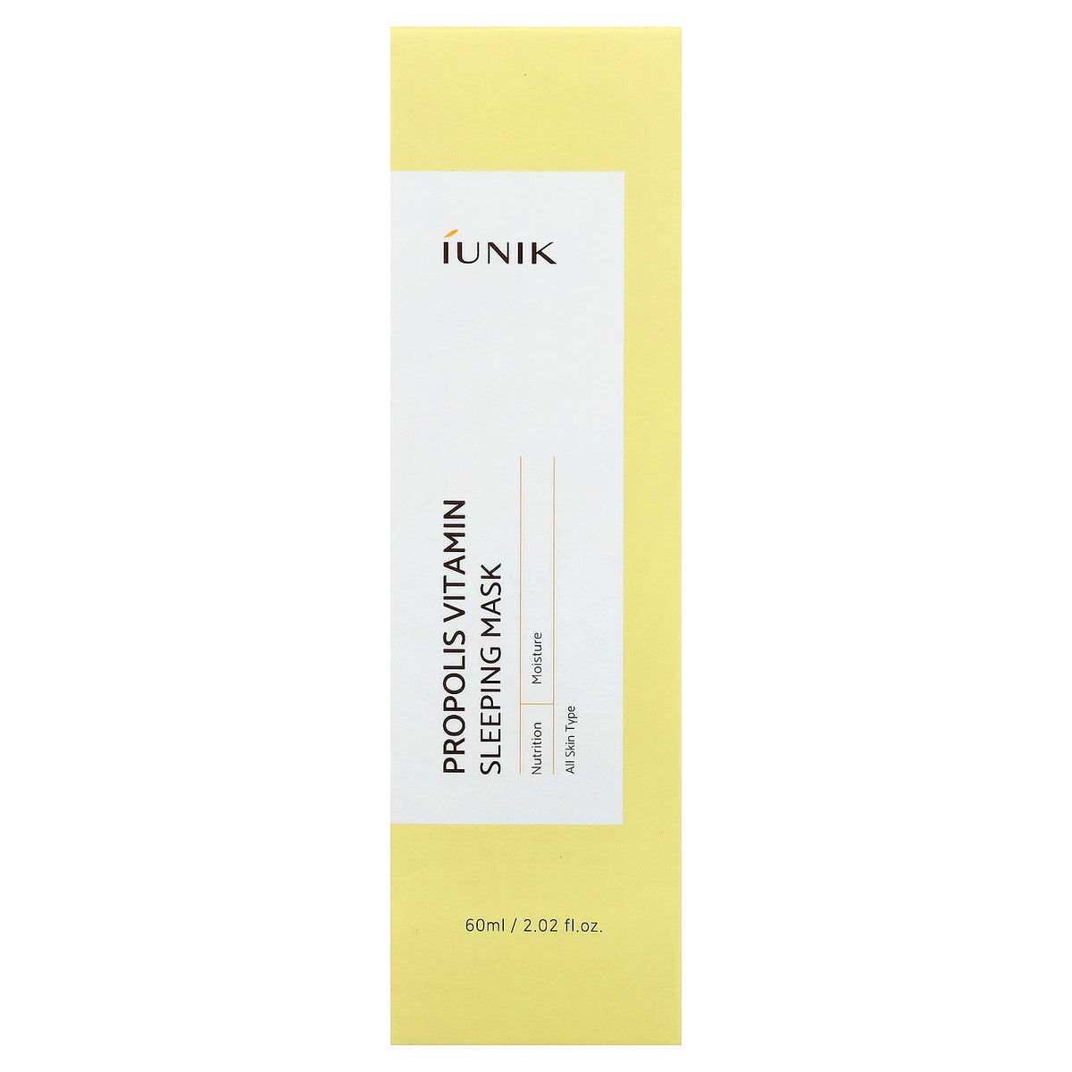 iUNIK, Propolis Vitamin Sleeping Beauty Mask, All Skin Type, 2.02 fl oz (60 ml)