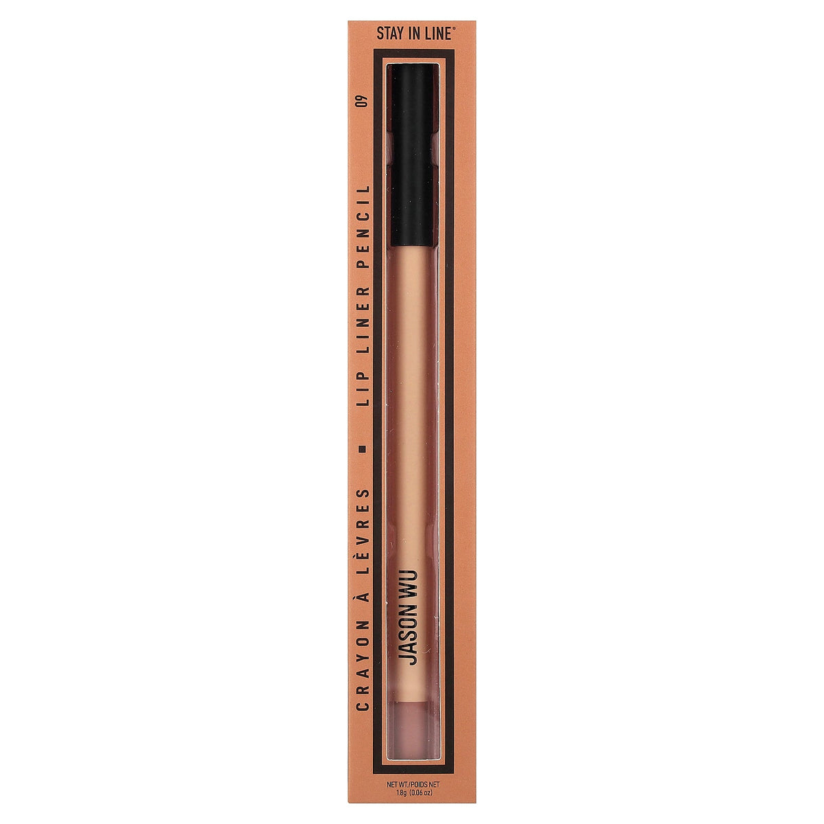 Jason Wu, Stay In Line®, Lip Liner Pencil, 09 Nudist, 0.06 oz (1.8 g)