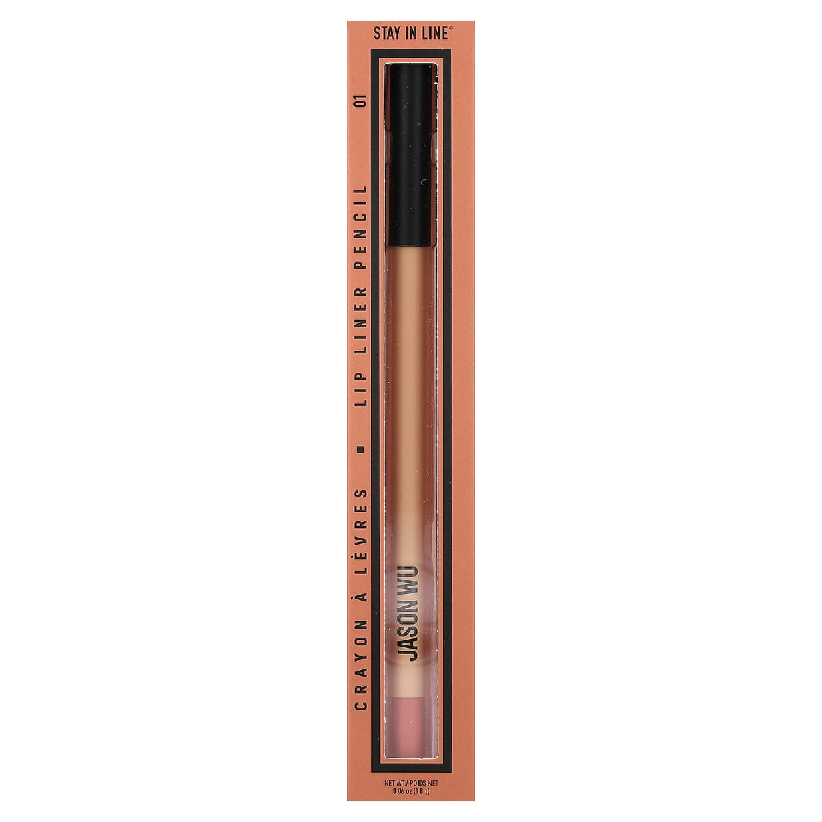Jason Wu, Stay In Line®, Lip Liner Pencil, 01 Adored, 0.06 oz (1.8 g)