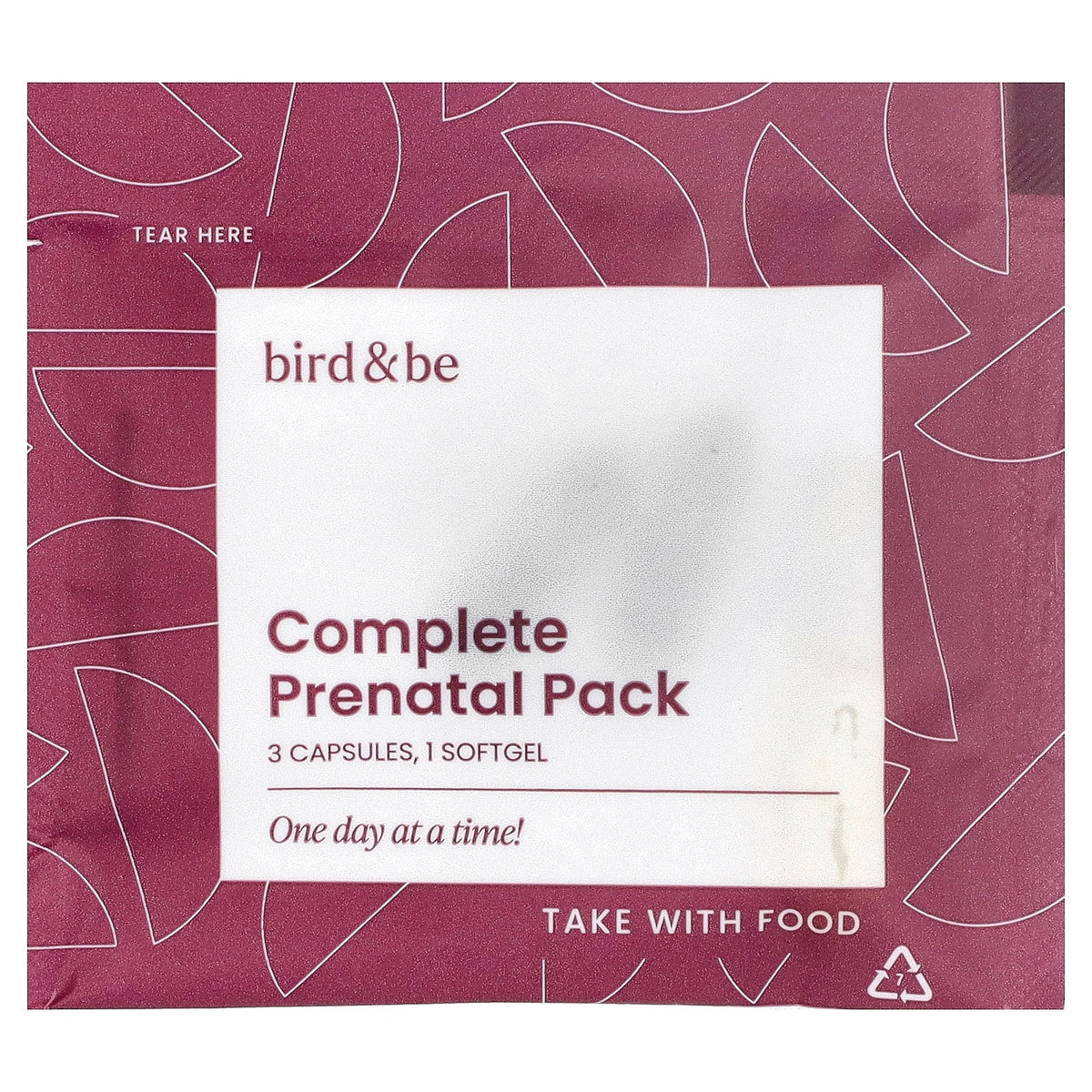 Bird&Be, Complete Prenatal Pack, 30 Packets