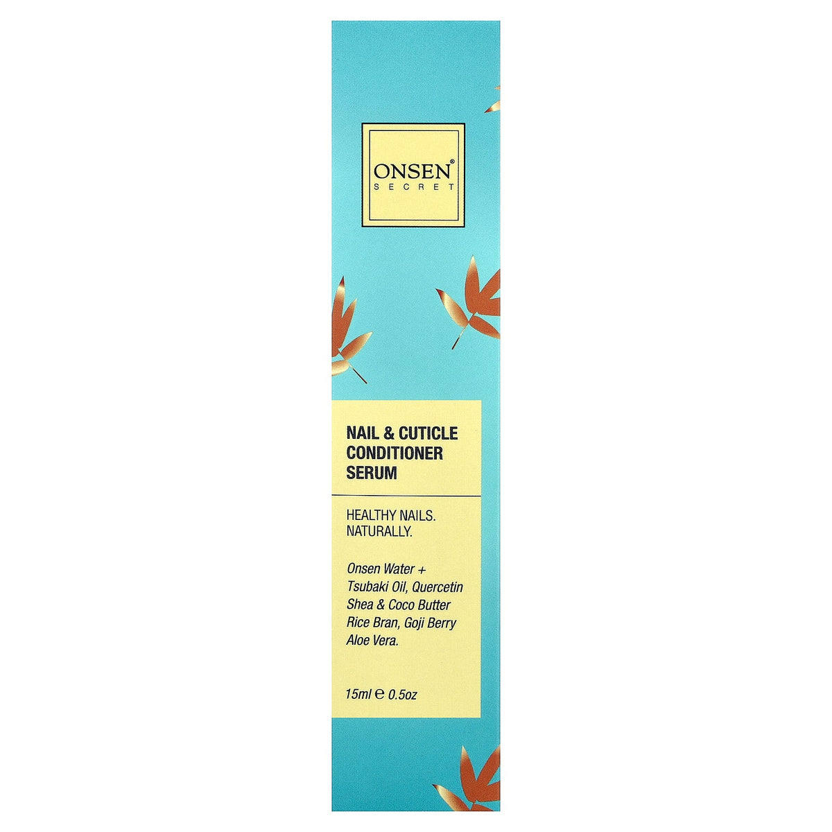 Onsen Secret, Nail & Cuticle Conditioner Serum, 0.5 oz (15 ml)