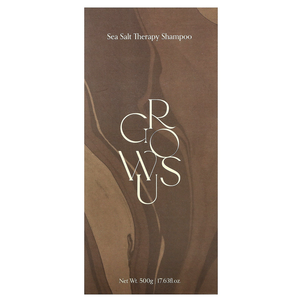 GROWUS, Sea Salt Therapy Shampoo, 17.63 fl oz (500 g)