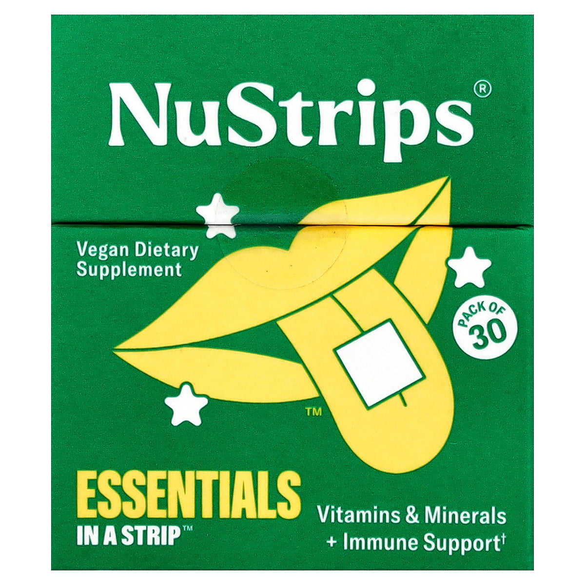 NuStrips, Essentials in a Strip™, Green Apple, 30 Strips