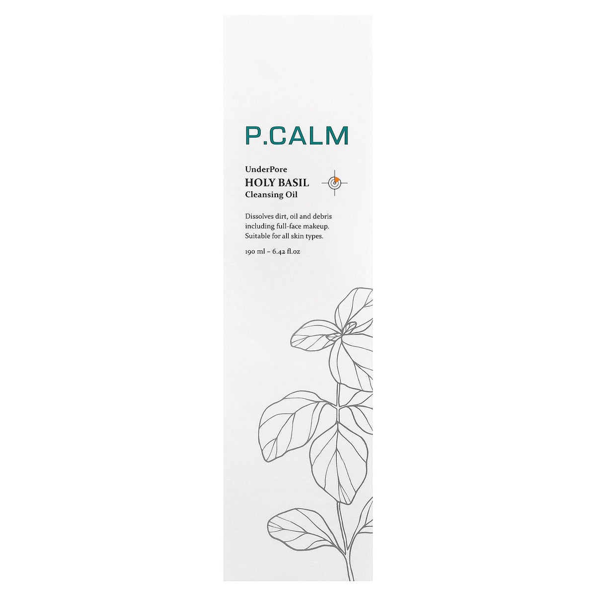 P.CALM, UnderPore Holy Basil Cleansing Oil, 6.42 fl oz (190 ml)