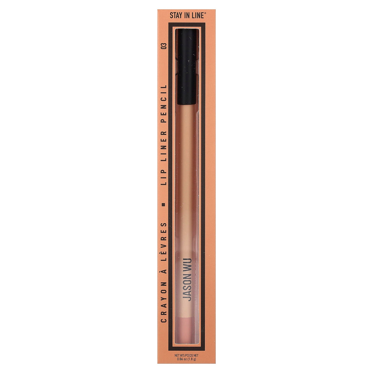 Jason Wu, Stay In Line®, Lip Liner Pencil, 03 Wu Me, 0.06 oz (1.8 g)
