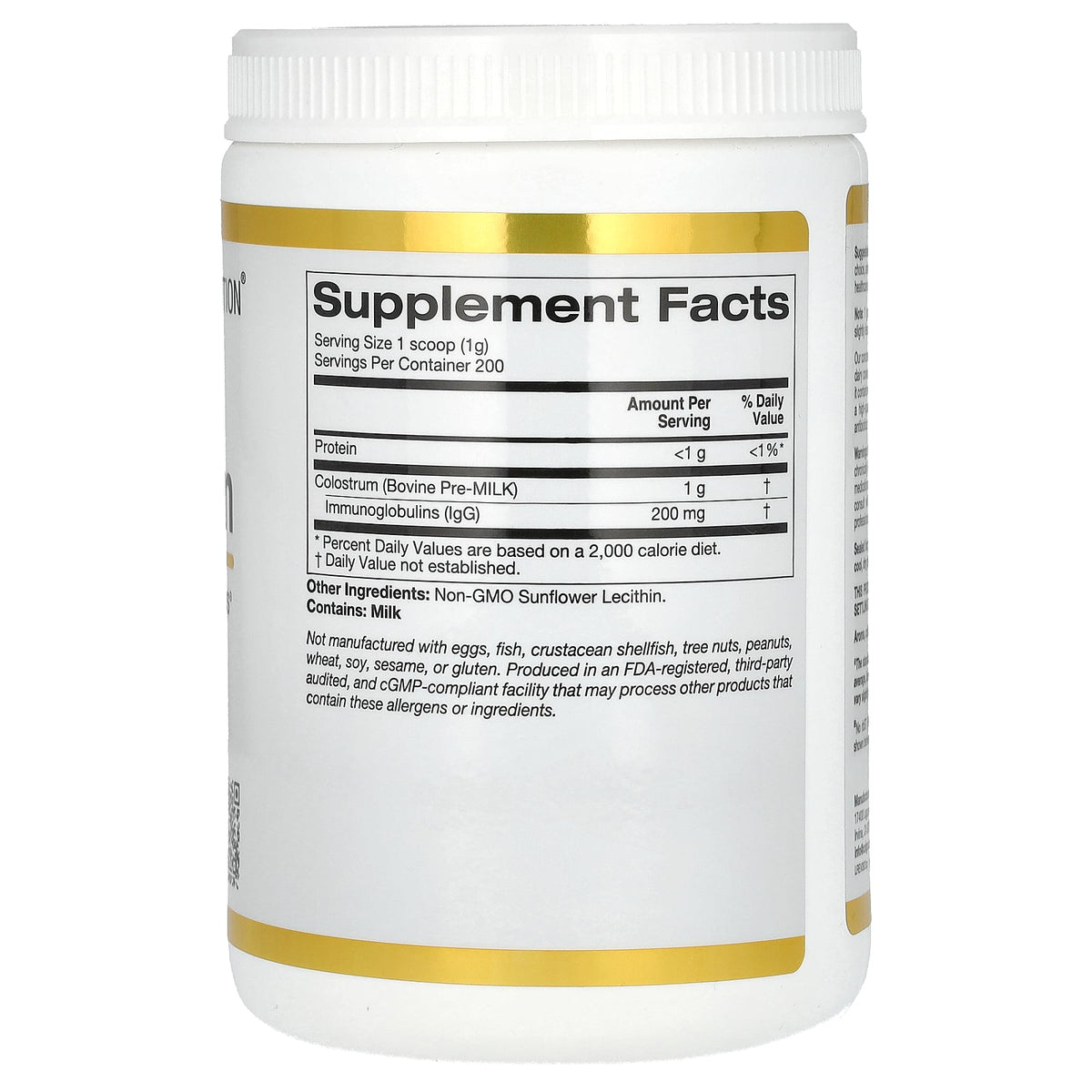 California Gold Nutrition, Colostrum, 7.05 oz (200 g)