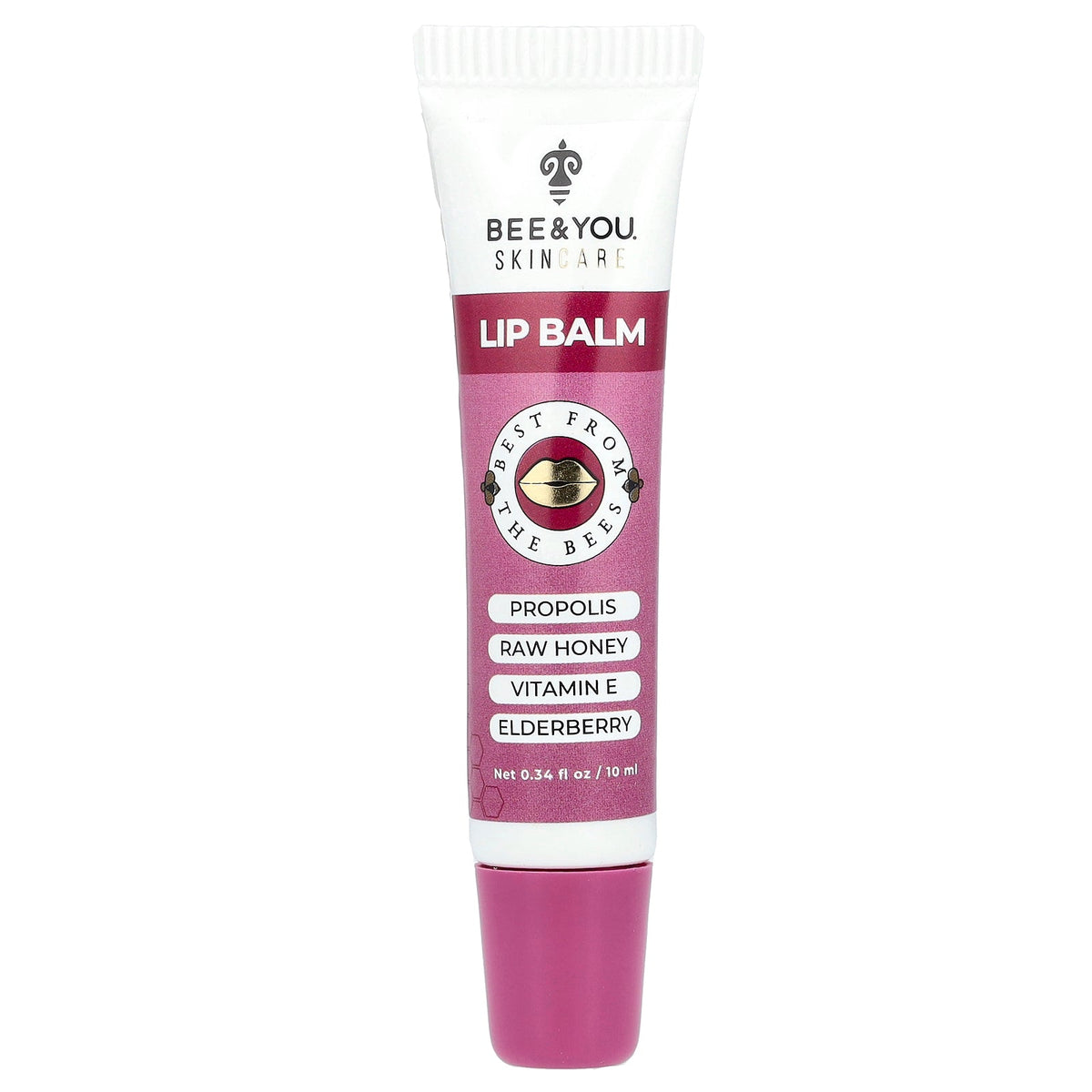Bee & You, Elderberry Lip Balm, 0.34 fl oz (10 ml)