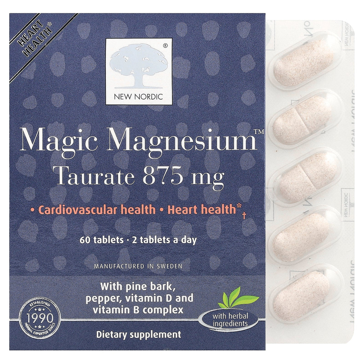 New Nordic, Magic Magnesium™ Taurate, 60 Tablets