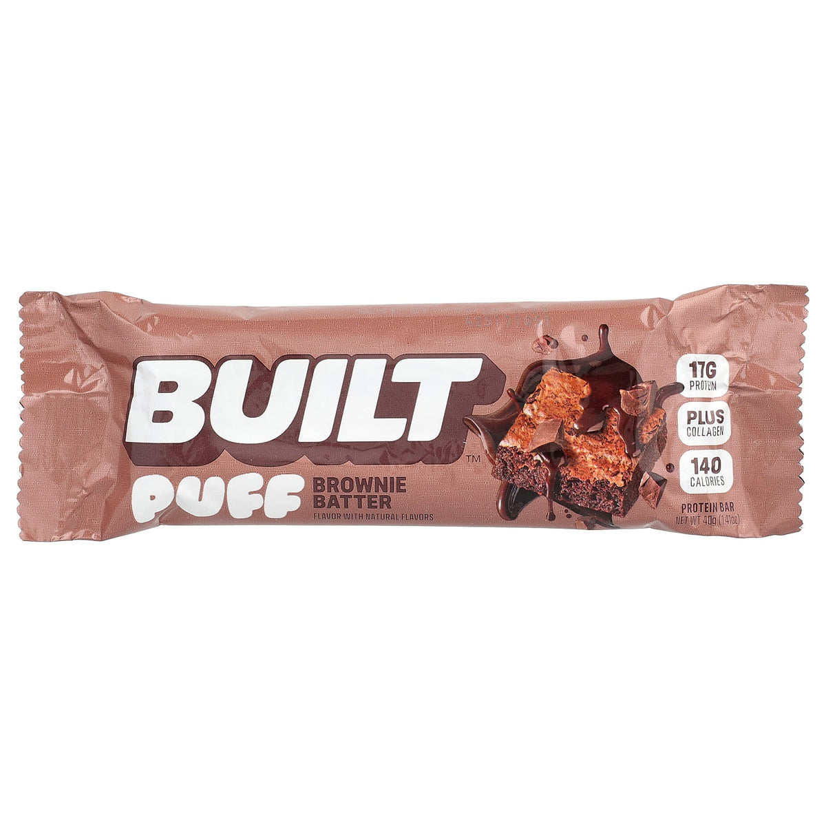 Built, Puff, Protein Bars, Brownie Batter, 12 Bars, 1.41 oz (40 g) Each