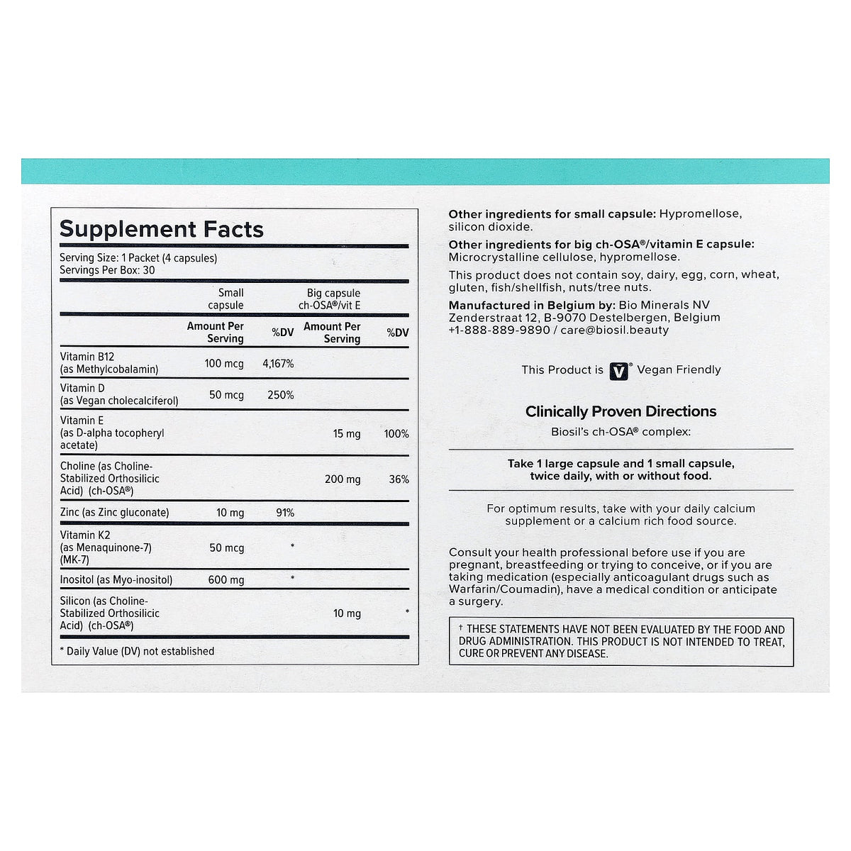 Biosil, Post Weight Loss Support, 30 Packets