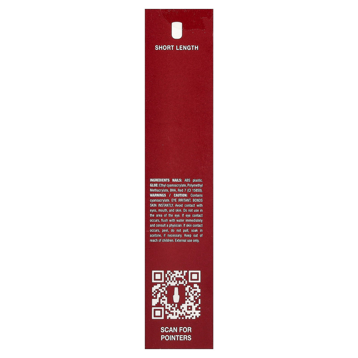 OPI, On Point, Instant Press-On Mani, Short Length, Got The Blues For Red, 27 Piece Kit